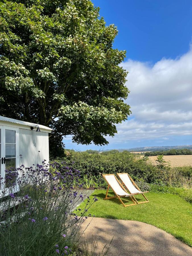 Wellsprings Farm - Self-Catering Shepherds Hut With Private Garden Durham Exterior foto